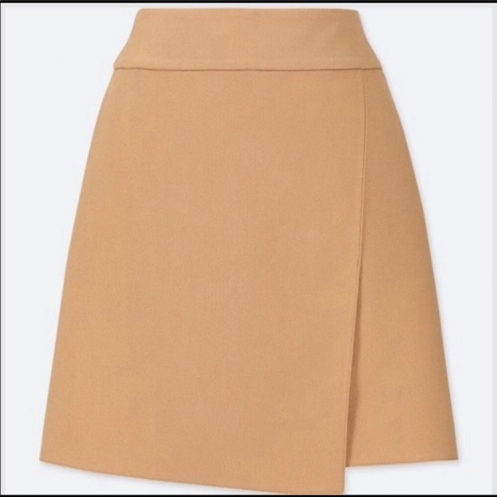 Uniqlo Beige Asymmetrical Skirt - Size 6